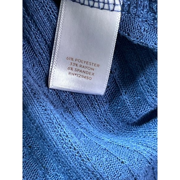 Lauren Conrad - Women's Blue Shirt Round Neckline - Small - Picture 10 of 15